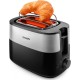 ΦΡΥΓΑΝΙΕΡΑ PHILIPS HD2516/90 INOX/BLACK 830W 2ΘΕΣΕΩΝ